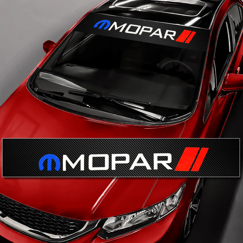 MOPAR Carbon Fiber Windshield Banner - Image 4