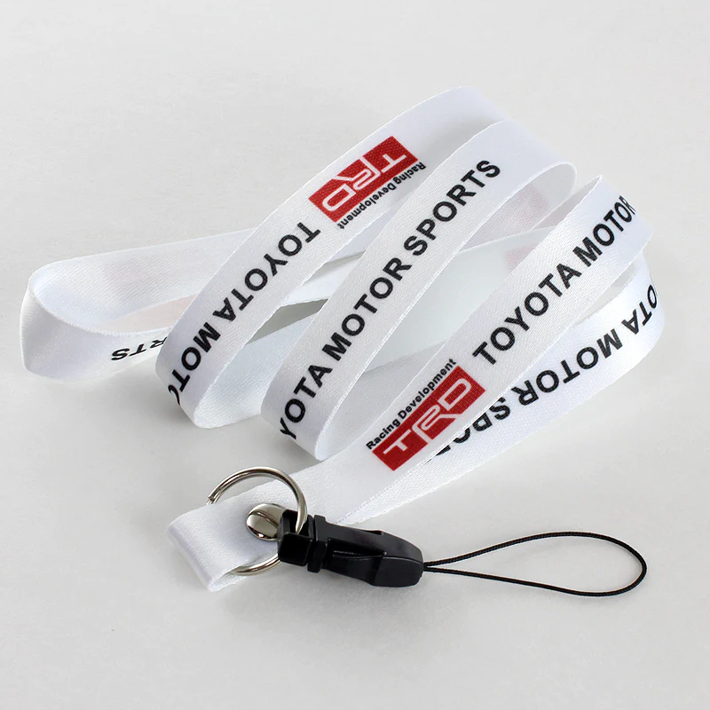 Toyota TRD White Keychain Lanyard - Image 2