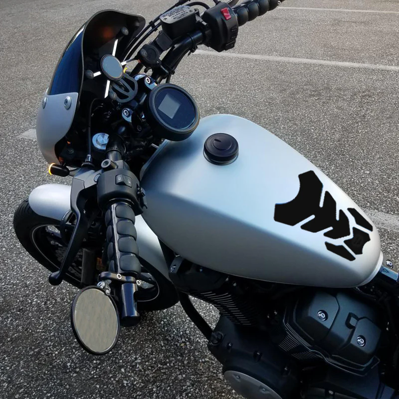 Motorcycle Fuel Tank 3D Gel Pad Protector Decal Sticker Universal - Image 3