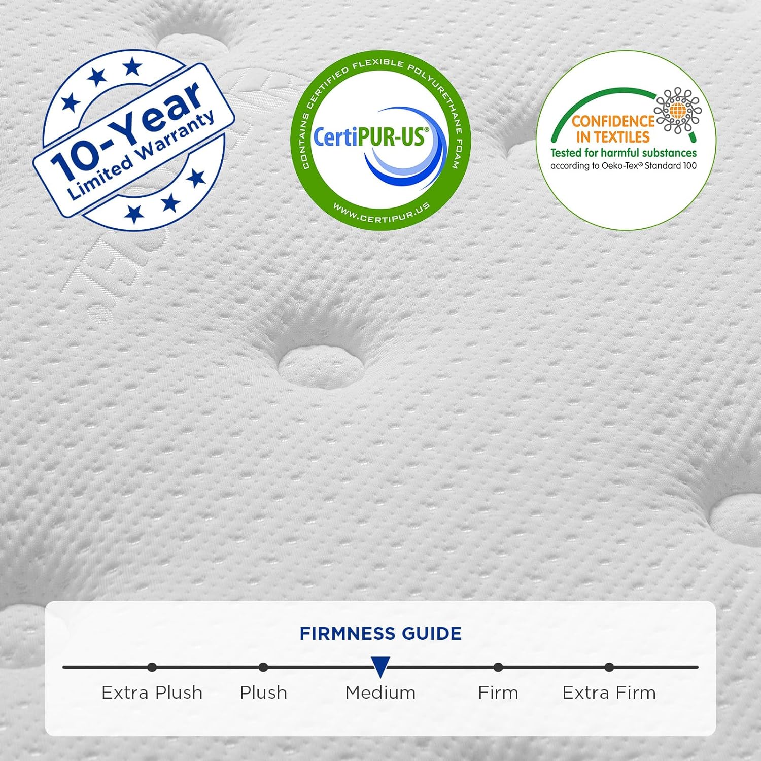 Mubulily Queen Mattress,12 Inch Hybrid Mattress with Gel Memory Foam, Motion Isolation Individually Wrapped Pocket Coils Mattress, Fits All Bed Frames Mattress, Medium Firm Feel Mattresses - Image 3