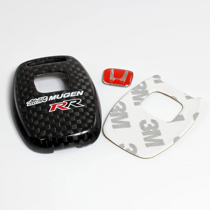 Honda Mugen RR Carbon Fiber 3 Button Key Fob Cover - Image 3