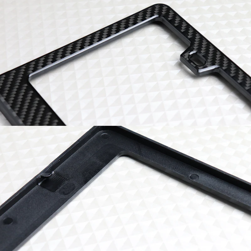 Mugen 100% Real Carbon Fiber License Plate Frame with Caps & Screws - Image 6