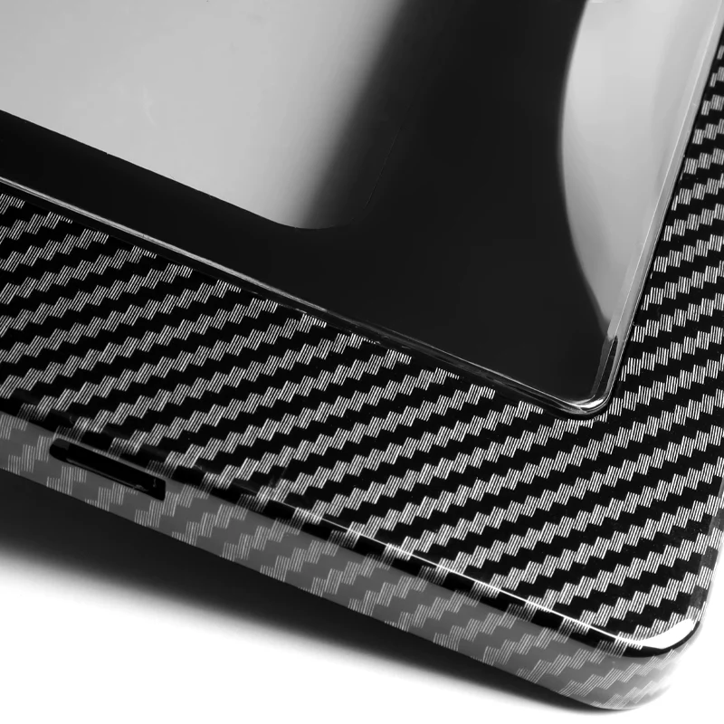 MUGEN POWER Carbon Look License Plate Cover Protector Shield Frame + Bracket - Image 6