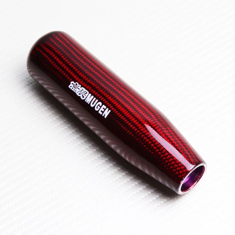 Mugen Red Carbon Fiber Manual Shift Knob (13CM) - Image 2