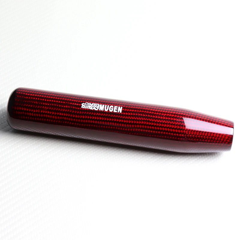 Mugen Red Carbon Fiber Manual Shift Knob (18CM) - Image 2