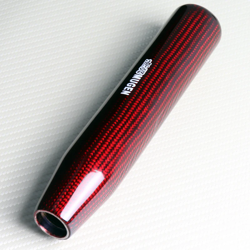 Mugen Red Carbon Fiber Manual Shift Knob (18CM) - Image 3