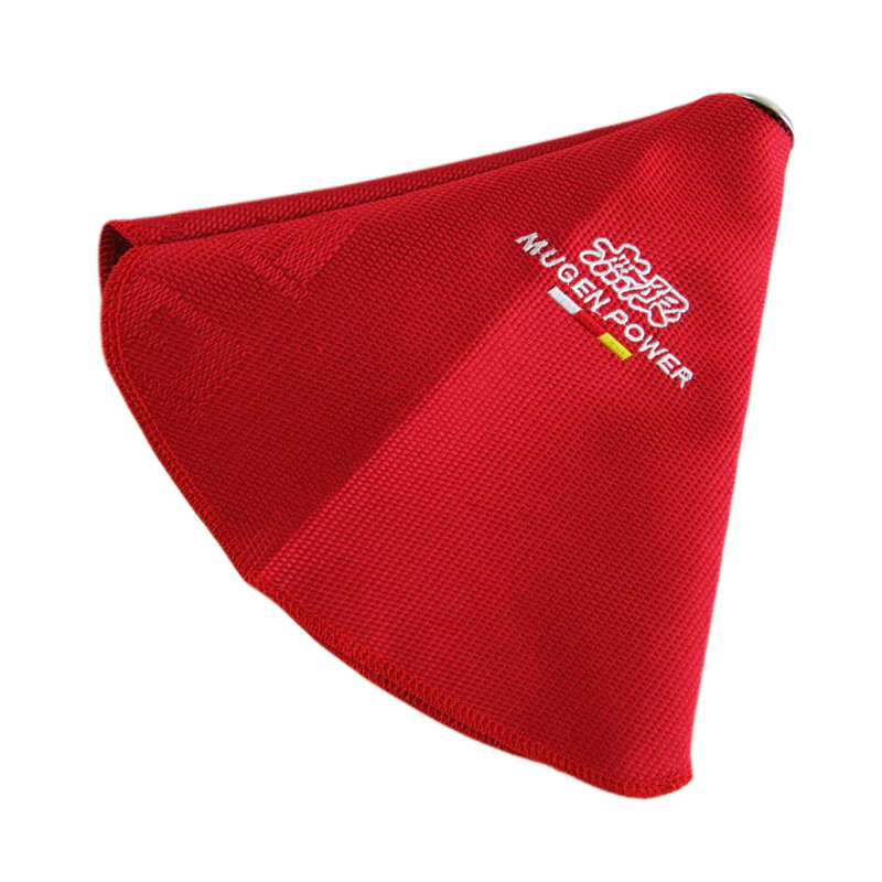 Mugen Red Stitched Fabric Shifter Boot Cover - Image 4
