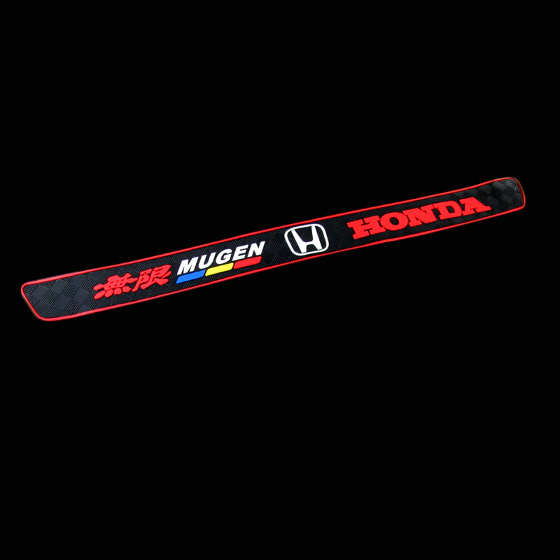 MUGEN Rubber Car Rear Bumper Protector Trunk Sill Guard Scratch Pad X1 - Image 2