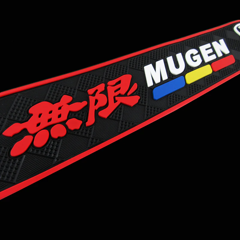MUGEN Rubber Car Rear Bumper Protector Trunk Sill Guard Scratch Pad X1 - Image 4