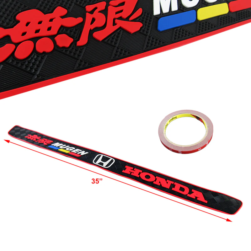 MUGEN Rubber Car Rear Bumper Protector Trunk Sill Guard Scratch Pad X1 - Image 6