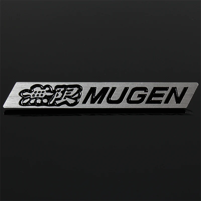 Mugen Set Black 3D Emblem (11CM) with Mugen Power LED Logo Illuminated Badge - Image 2