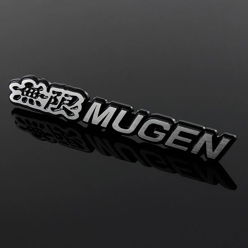 Mugen Set Black 3D Emblem (17CM) with Mugen Power LED Logo Illuminated Badge - Image 10