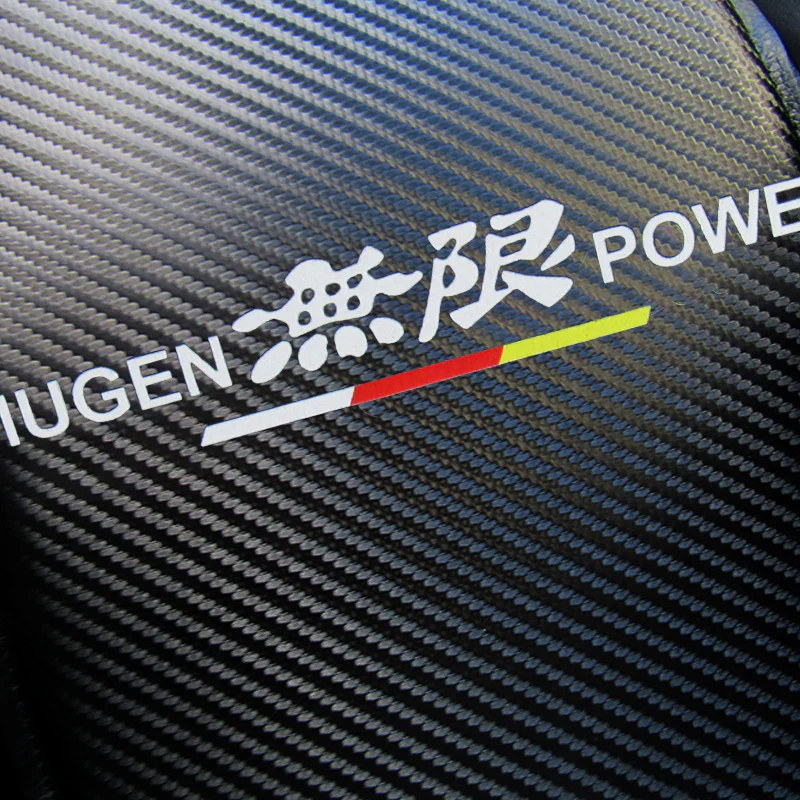 Mugen Set of Carbon Fiber Look Armrest Cushion & Seat Belt Cover - Image 7