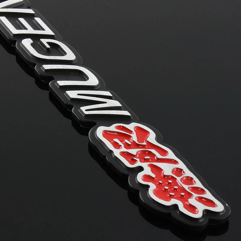 Mugen Set Red & Black 3D Emblem (17CM) with Mugen Power LED Logo Illuminated Badge - Image 10