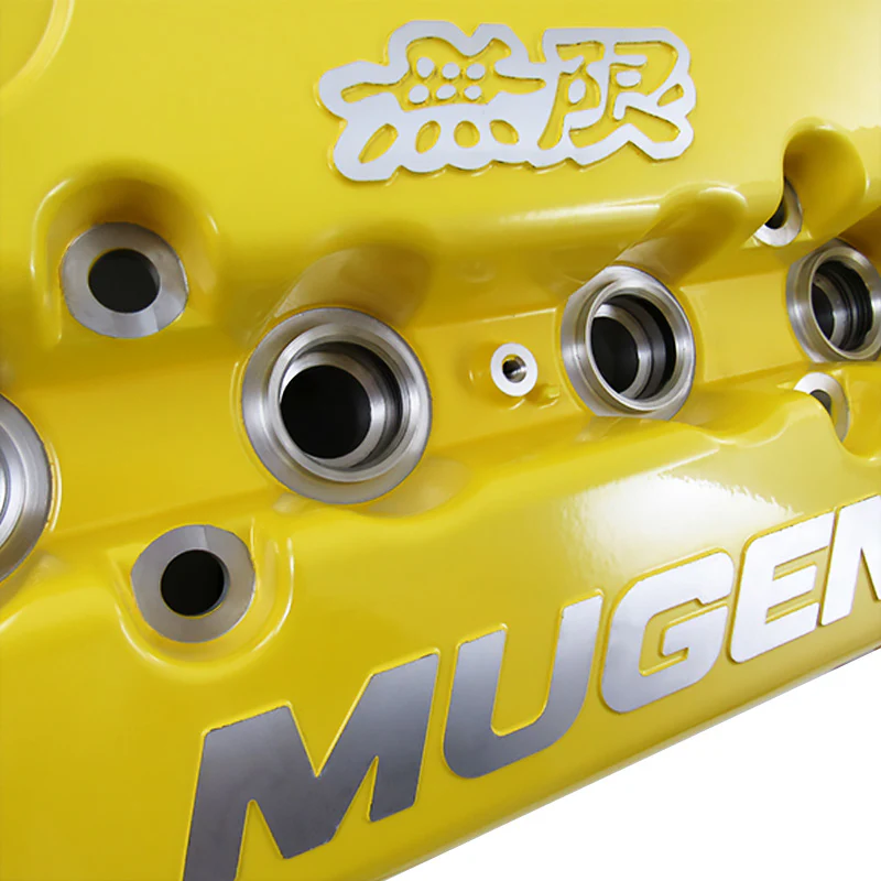 Mugen Yellow Engine Valve Cover for Honda / Acura B16 B17 B18 VTEC B18C DOHC - Image 4