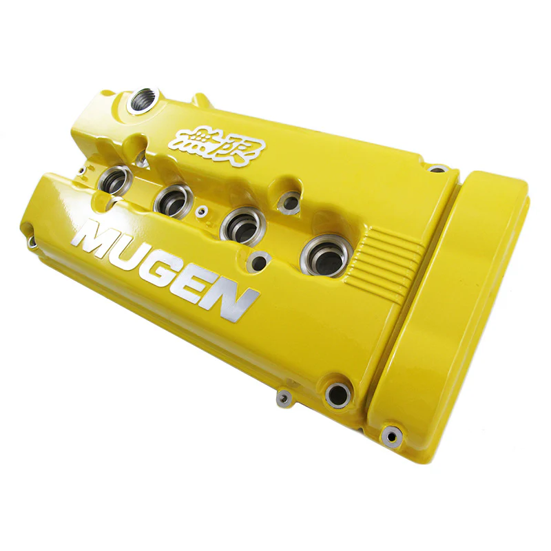 Mugen Yellow Engine Valve Cover for Honda / Acura B16 B17 B18 VTEC B18C DOHC - Image 5
