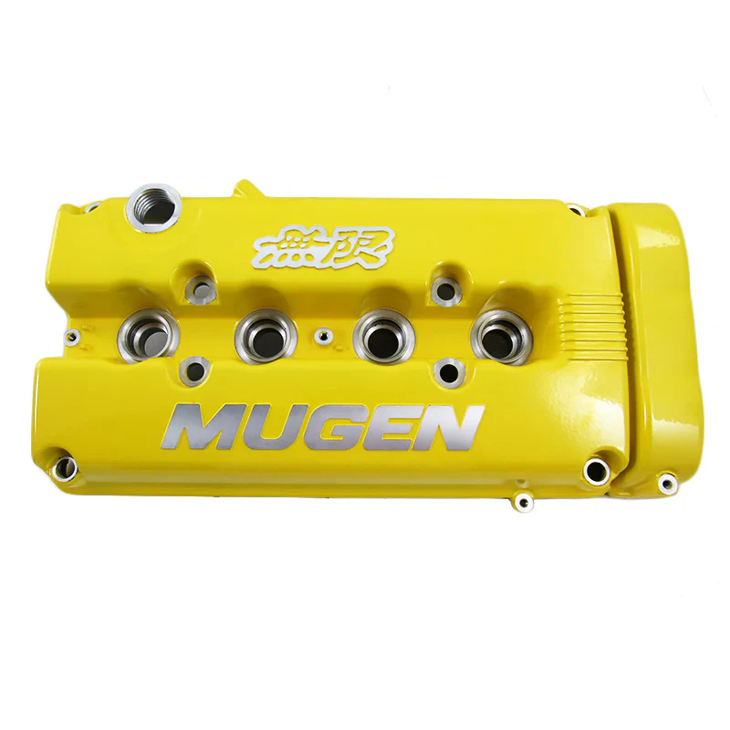 Mugen Yellow Engine Valve Cover for Honda / Acura B16 B17 B18 VTEC B18C DOHC - Image 7