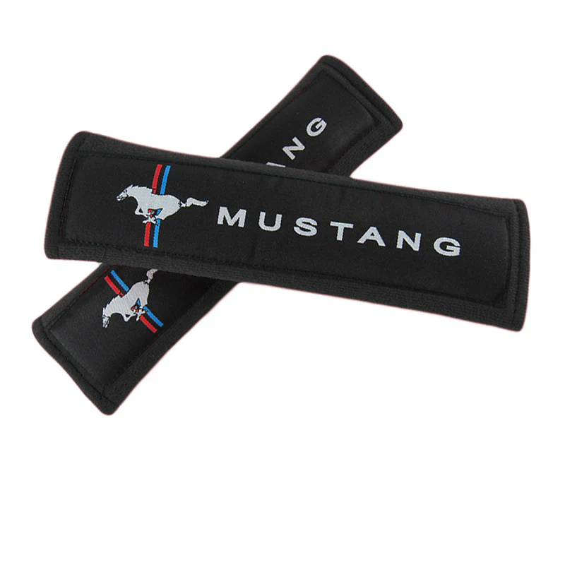 MUSTANG Black Seat Belt Cover X2 - Image 2