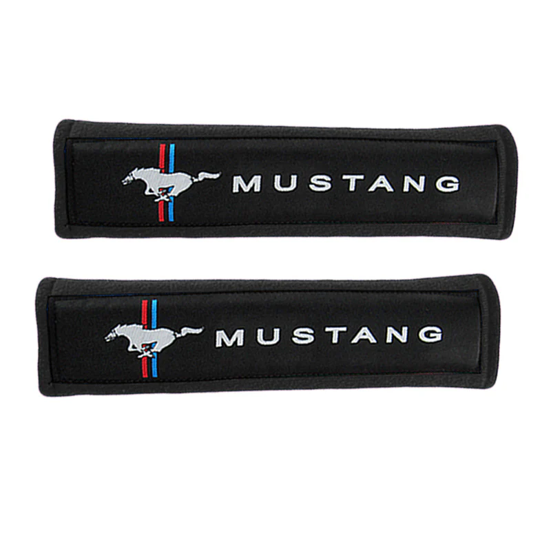 MUSTANG Black Seat Belt Cover X2 - Image 4