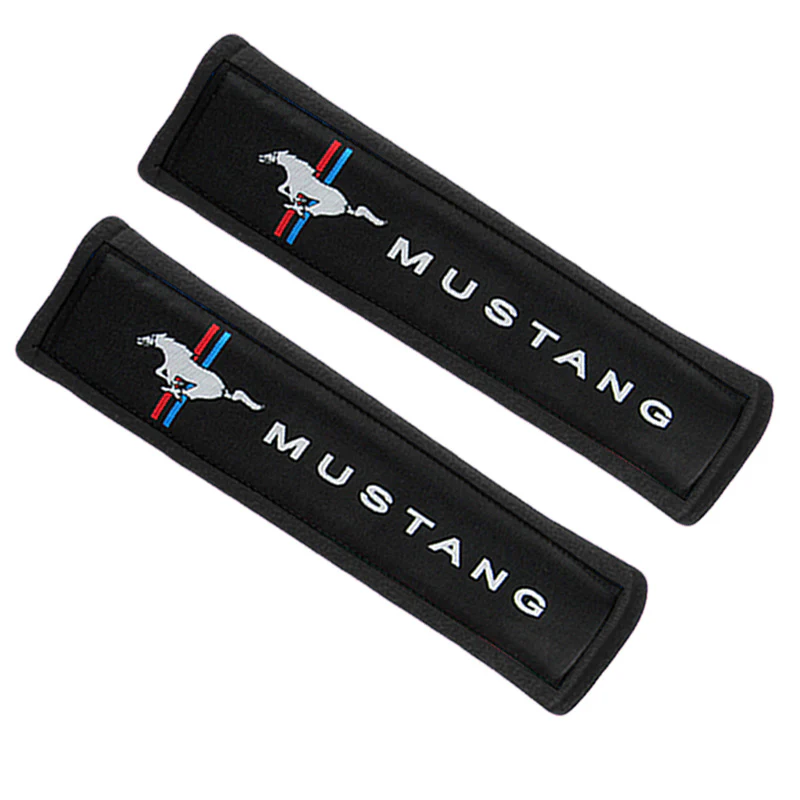 MUSTANG Black Seat Belt Cover X2 - Image 6
