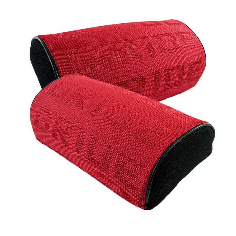 Bride Set of Red Seat Pillow & Seat Belt Cover x2 - Image 2