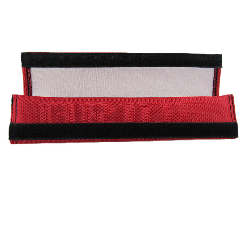 Bride Set of Red Seat Pillow & Seat Belt Cover x2 - Image 4