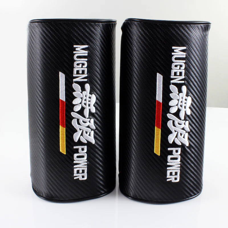 NEW 2PCS MUGEN POWER Car neck rest pillow & Car seat belt cover Set for Honda - Image 4