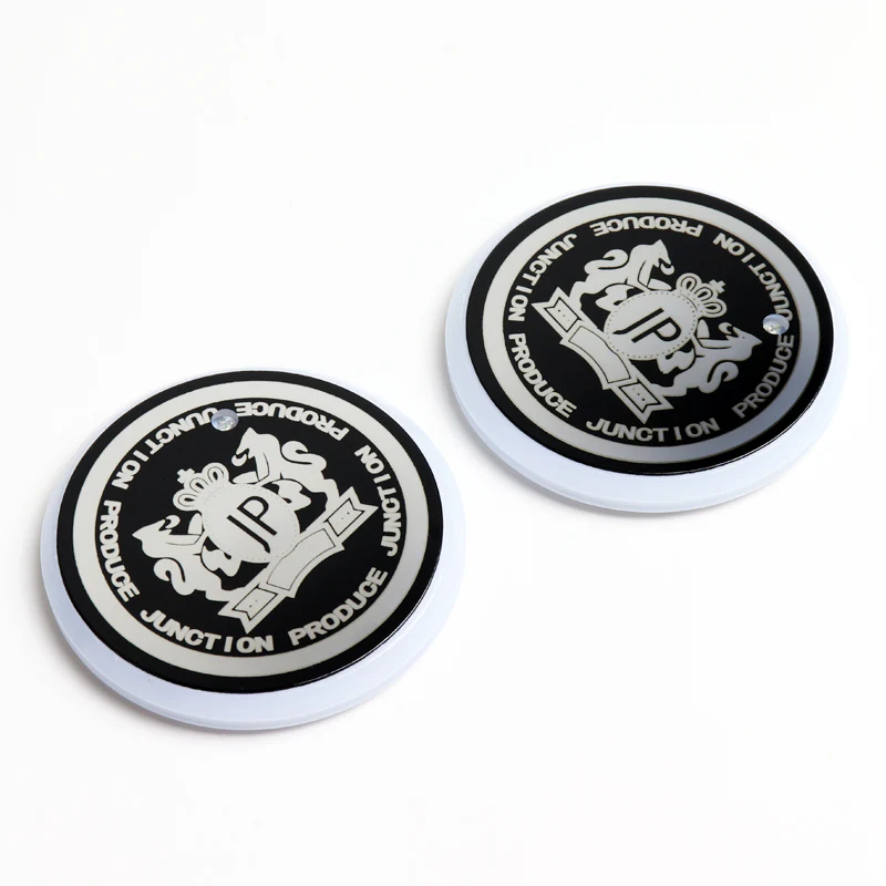 NEW 2X JUNCTION PRODUCE JP LED Light Car Cup Holder Pad Coaster Atmosphere Light - Image 3