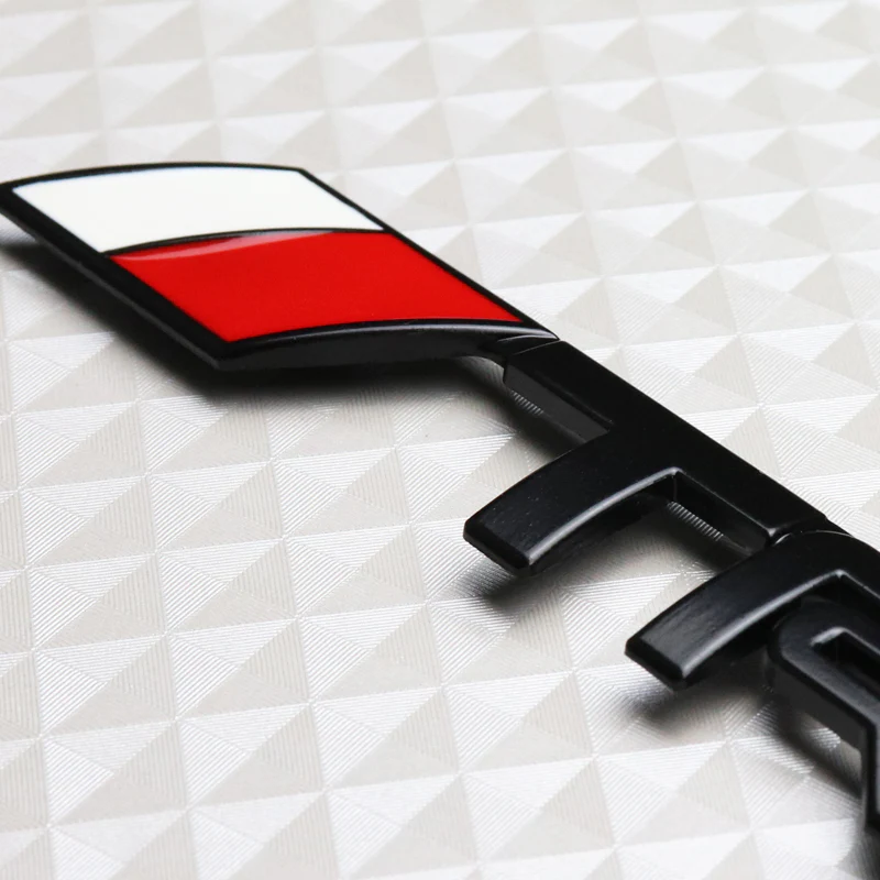 Toyota TRD Black 3D Emblem Badge for Front Grille with Screws - Image 4