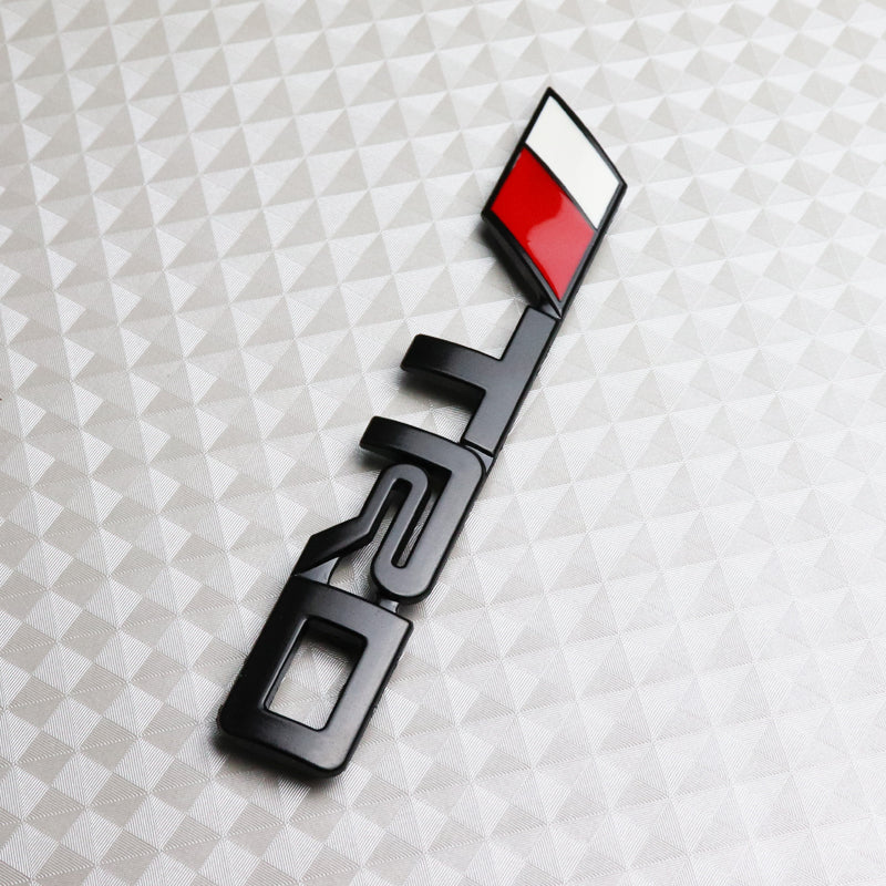 Toyota TRD Black 3D Emblem Badge for Front Grille with Screws - Image 6