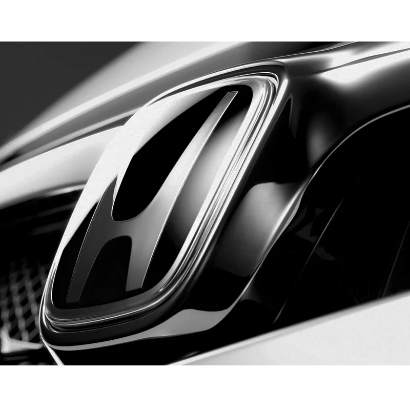 NEW Black Set Front + Rear +Steering JDM Emblem For CIVIC 5DR HATCH 2016 2017 2018 - Image 6