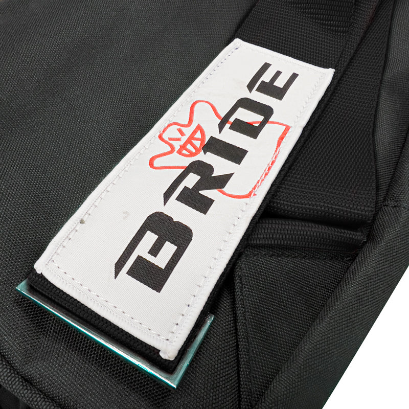 NEW BRIDE RACING BACKPACK BLACK STRAPS GRADATION CROSSBODY SHOULDER BAG W/ Black KEYTAG - Image 4