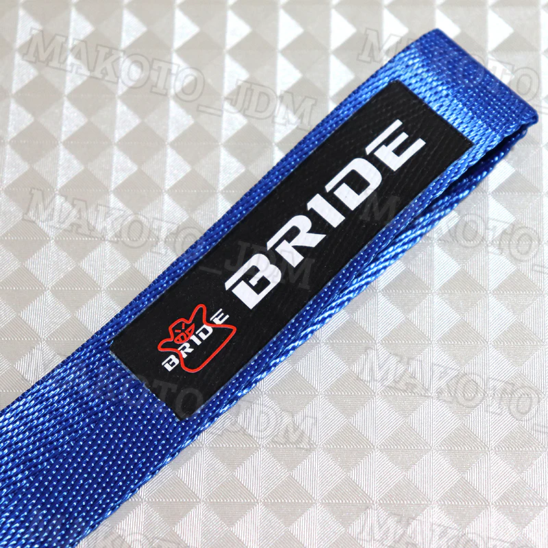 NEW BRIDE RACING BACKPACK BLACK STRAPS GRADATION CROSSBODY SHOULDER BAG W/ Blue KEYTAG - Image 9