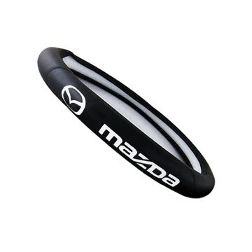 New Faux Leather For MAZDA New Black 15" Diameter Car Auto Steering Wheel Cover - Image 3