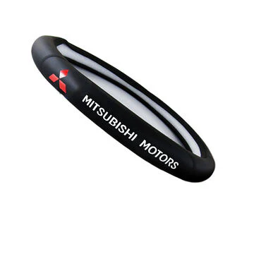 New Faux Leather For MITSUBISHI Black 15" Diameter Car Auto Steering Wheel Cover - Image 3