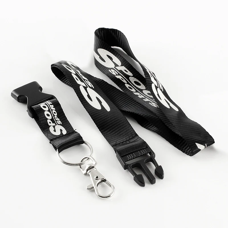 Spoon Sports Black Keychain Lanyard - Image 2
