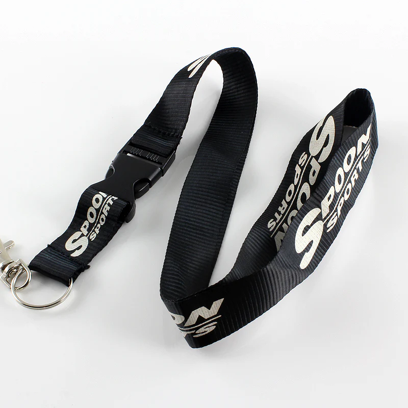 Spoon Sports Black Keychain Lanyard - Image 4