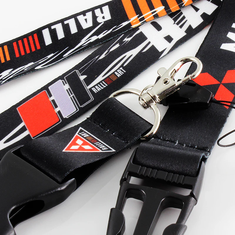 Mitsubishi Ralliart Black Keychain Lanyard - Image 4