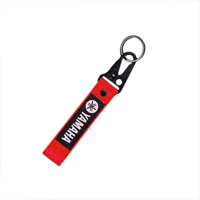 New For YAMAHA Bike Backpack Keychain Metal Key Ring Hook Nylon Strap Lanyard - Image 3