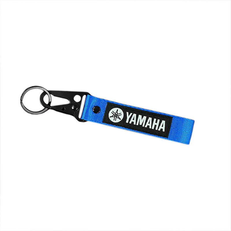 New For YAMAHA Bike Backpack Keychain Metal Key Ring Hook Nylon Strap Lanyard - Image 4