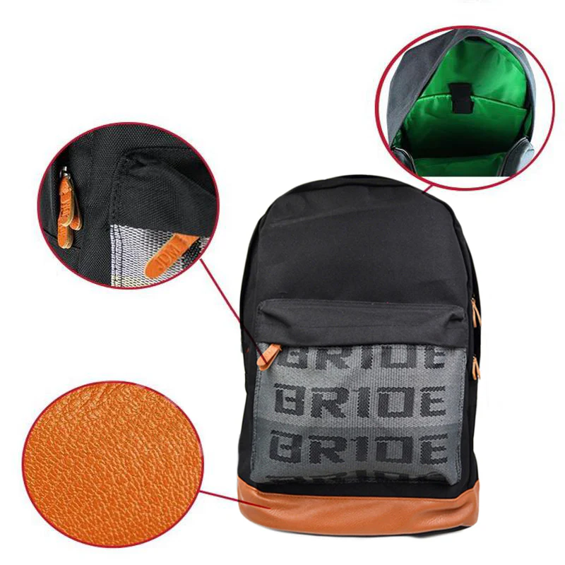 Bride Gradation Cloth Backpack with Red Harness Adjustable Shoulder Straps - Image 2