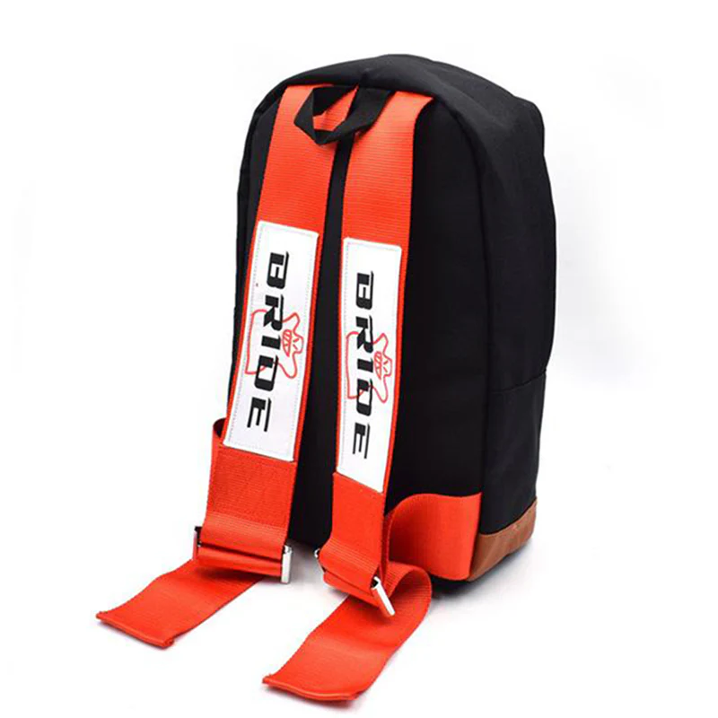 Bride Gradation Cloth Backpack with Red Harness Adjustable Shoulder Straps - Image 3