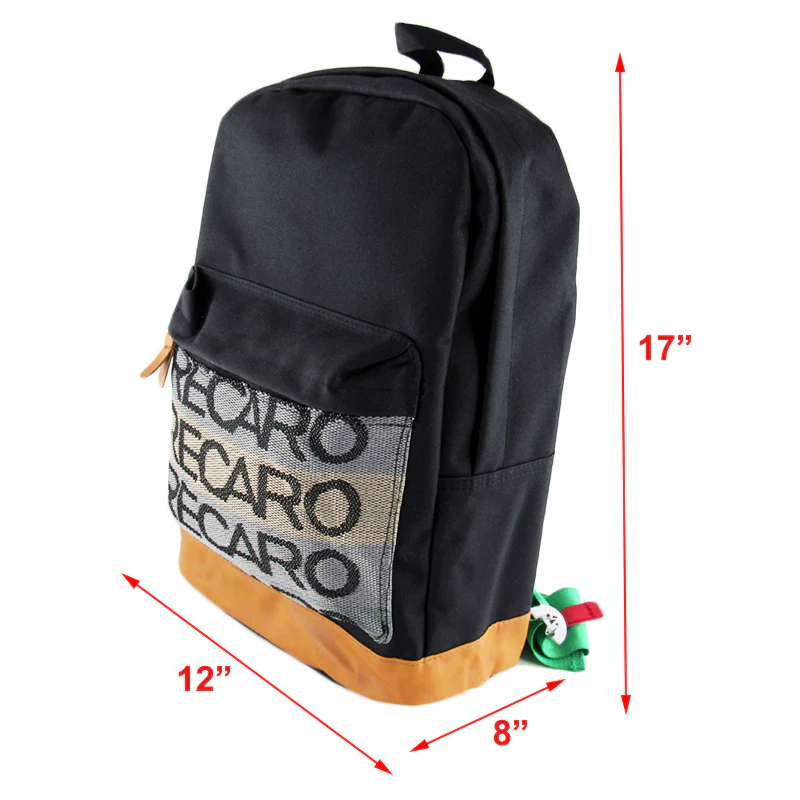 New JDM BRIDE RECARO RACING BACKPACK with TAKATA RACING GREEN SHOULDER STRAPS - Image 4