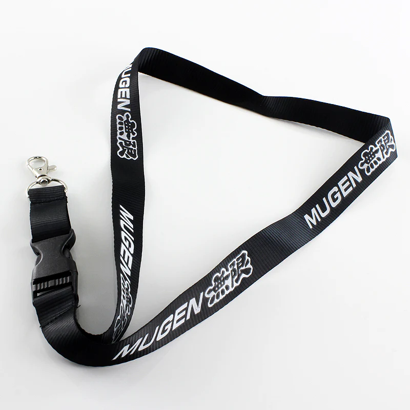 Mugen Black Keychain Lanyard - Image 4