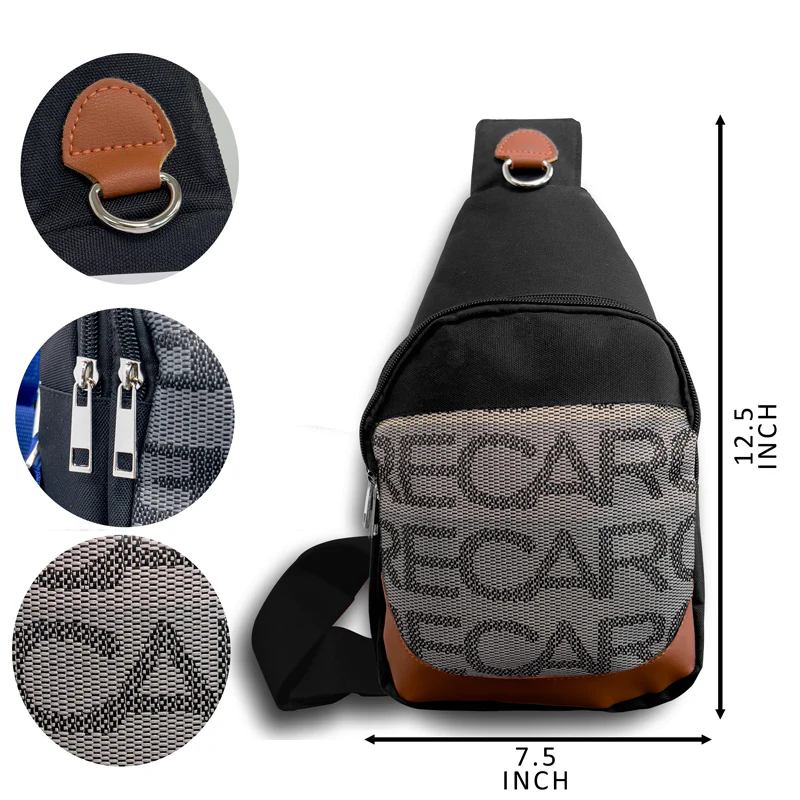 NEW JDM RECARO GRADATION CROSSBODY SHOULDER BAG W/ BLACK TAKATA STRAPS BACKPACK - Image 3
