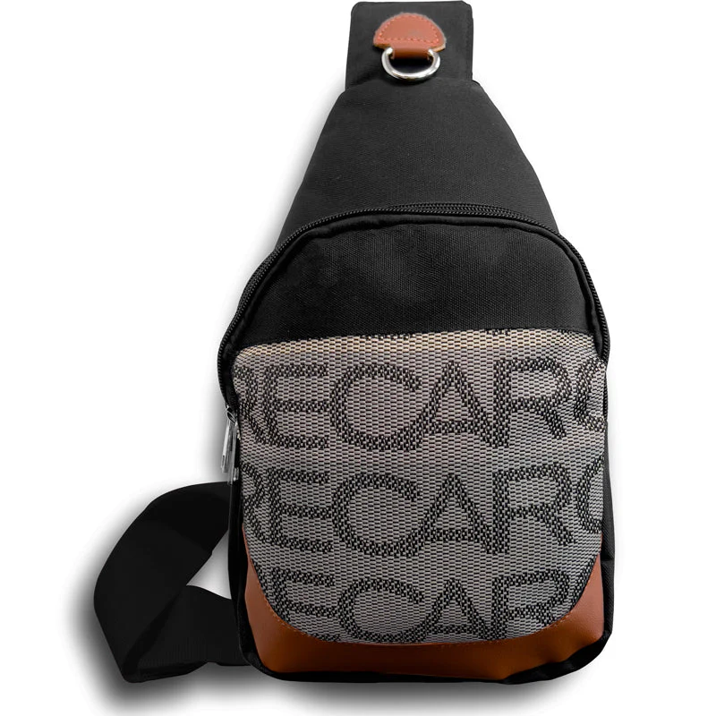 NEW JDM RECARO SET GRADATION BACKPACK CROSSBODY SHOULDER BAG W/ BLACK TAKATA STRAPS BLUE KEYCHAIN - Image 11