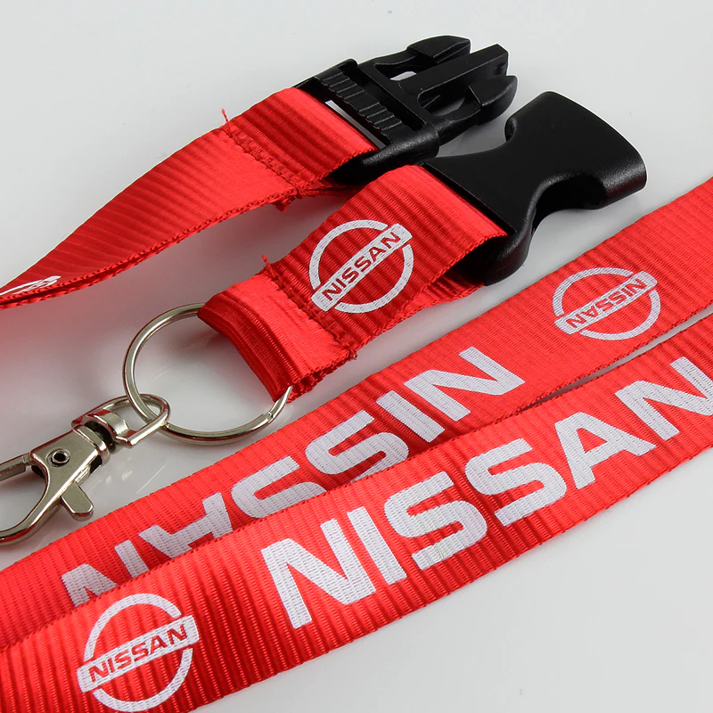 Nissan Red Keychain Lanyard - Image 2