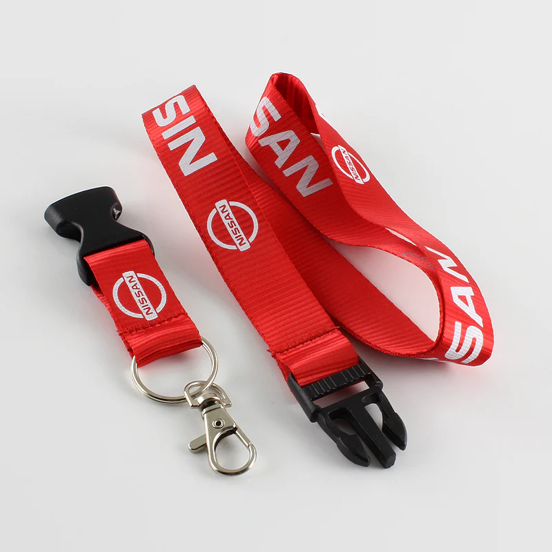 Nissan Red Keychain Lanyard - Image 3