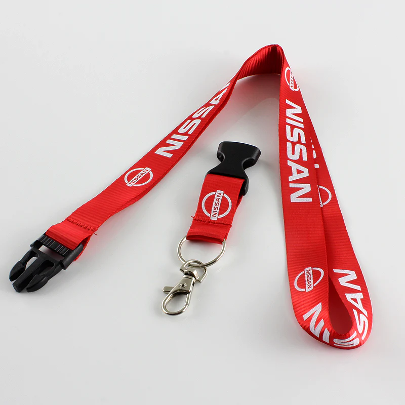 Nissan Red Keychain Lanyard - Image 4