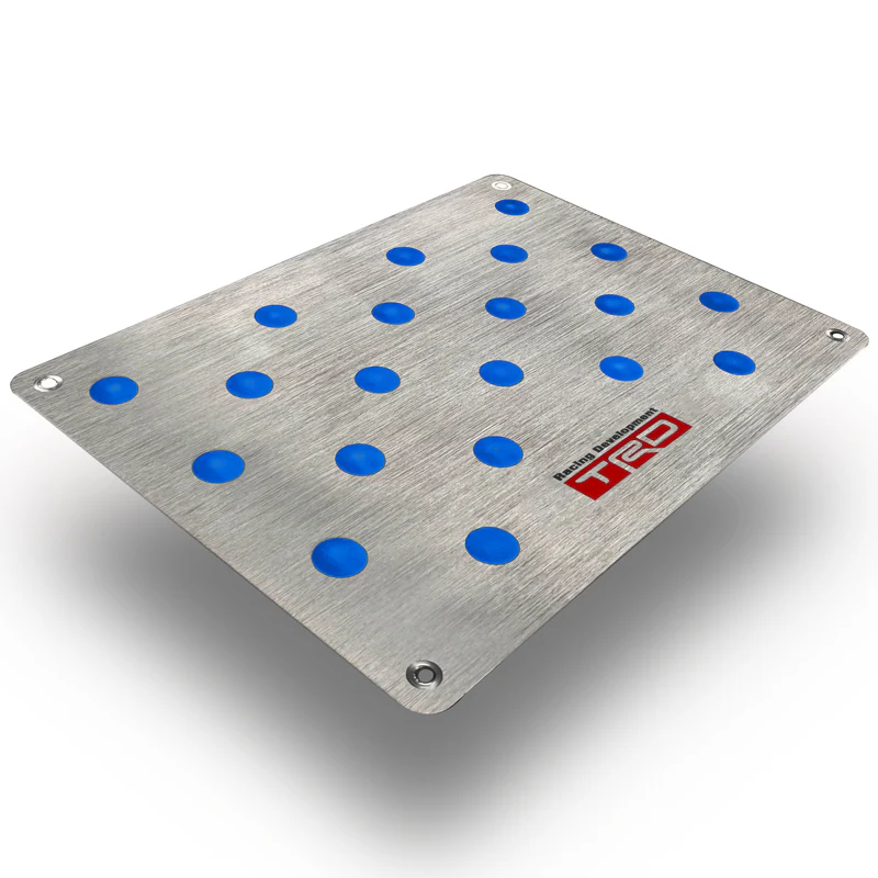 TRD Large Anti-Skid Floor Mat Carpet Foot Pedal Aluminum Plate For TOYOTA - Image 4